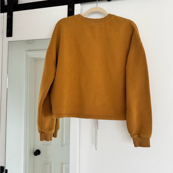 Vuori Women's Restore Crewneck Sweater - Dark Golden - Picture 3 of 5